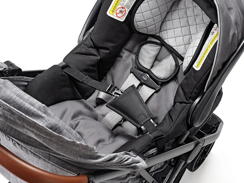 Webbing on a baby stroller