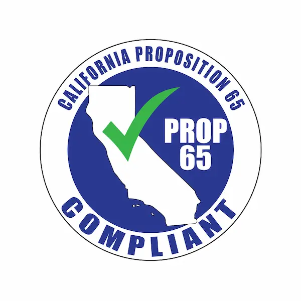 California Proposition 65 Compliant