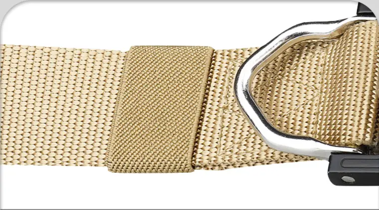 Elastic keeper loop used to secure the excess belt length