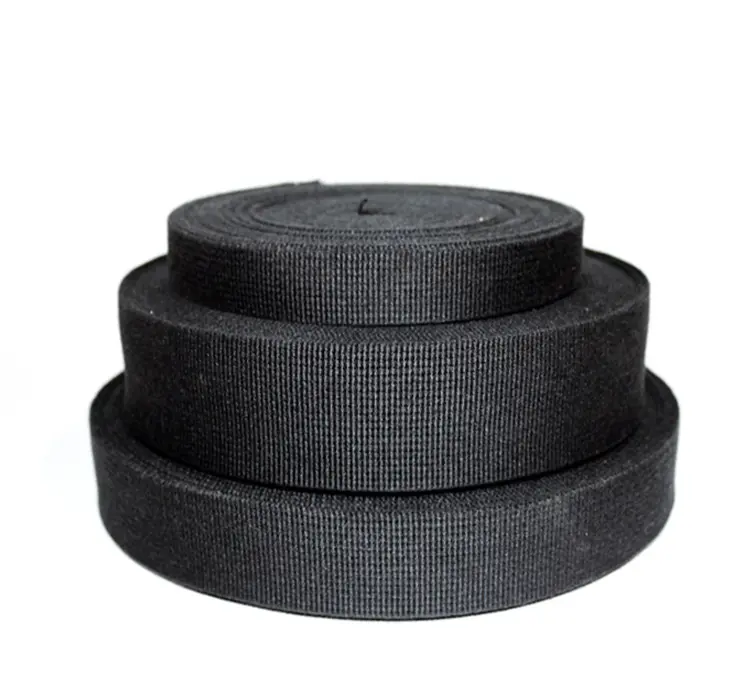Black Fire Retardant Webbing
