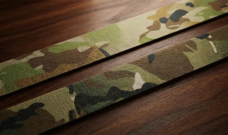 Comparison of various camouflage webbing patterns including AMCU and MultiCam