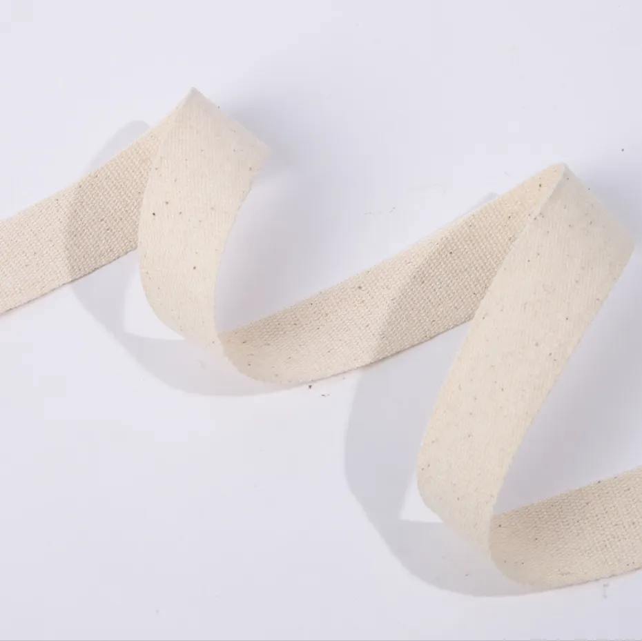 raw color cotton webbing